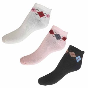 INKASTYL sneakersstrumpor Diamond, bomull, 3-pack