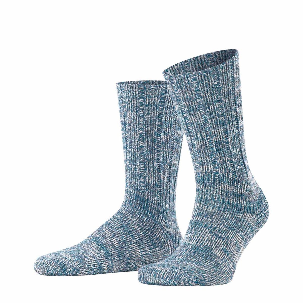 FALKE Brooklyn Teal raggsockor för herrar, eko bomull