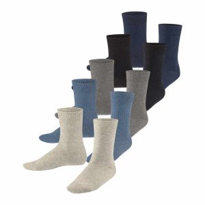 ESPRIT Basic Solid Mix barnstrumpor eko bomull, 5-pack