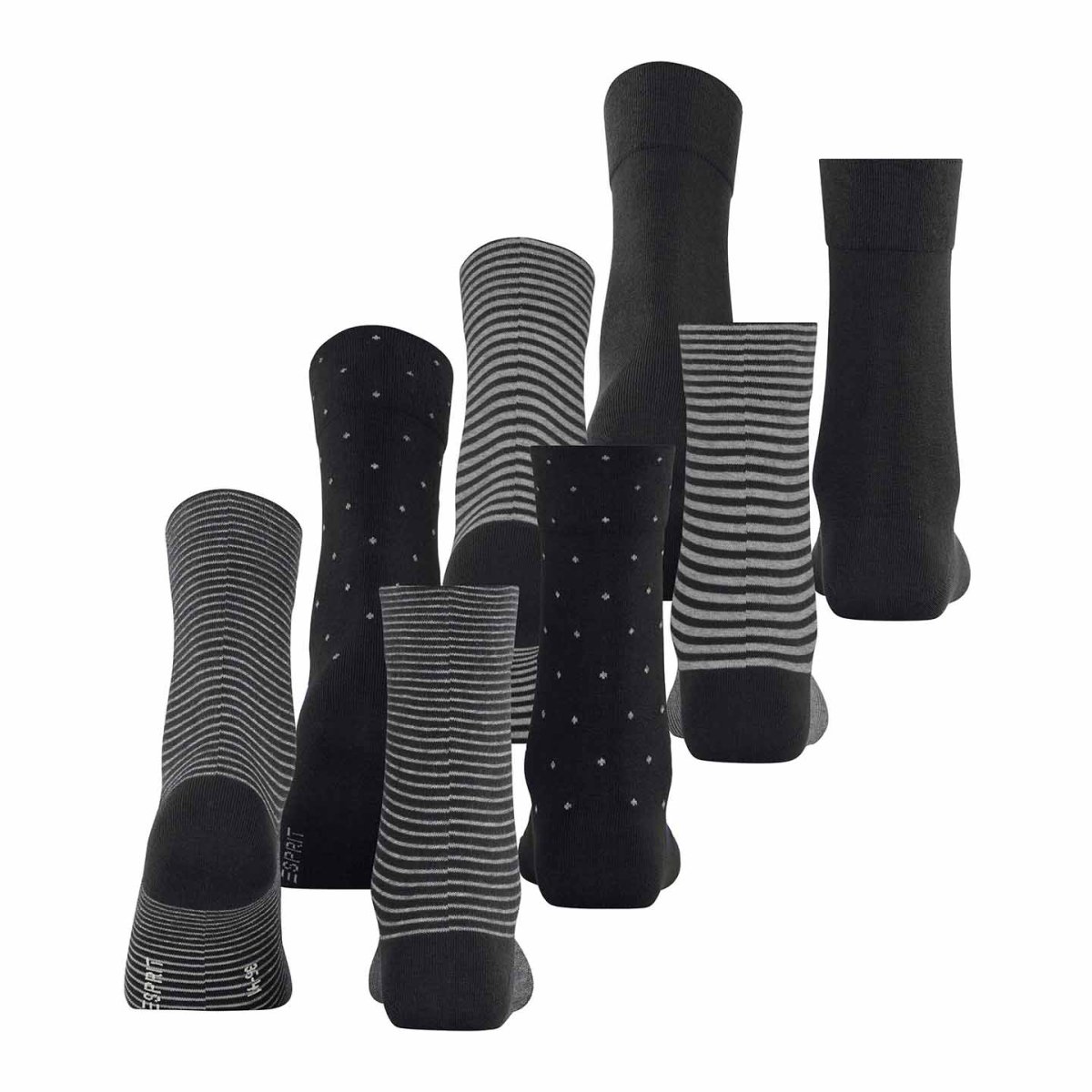 ESPRIT Classic Black, 4-pack damstrumpor - Bild 4