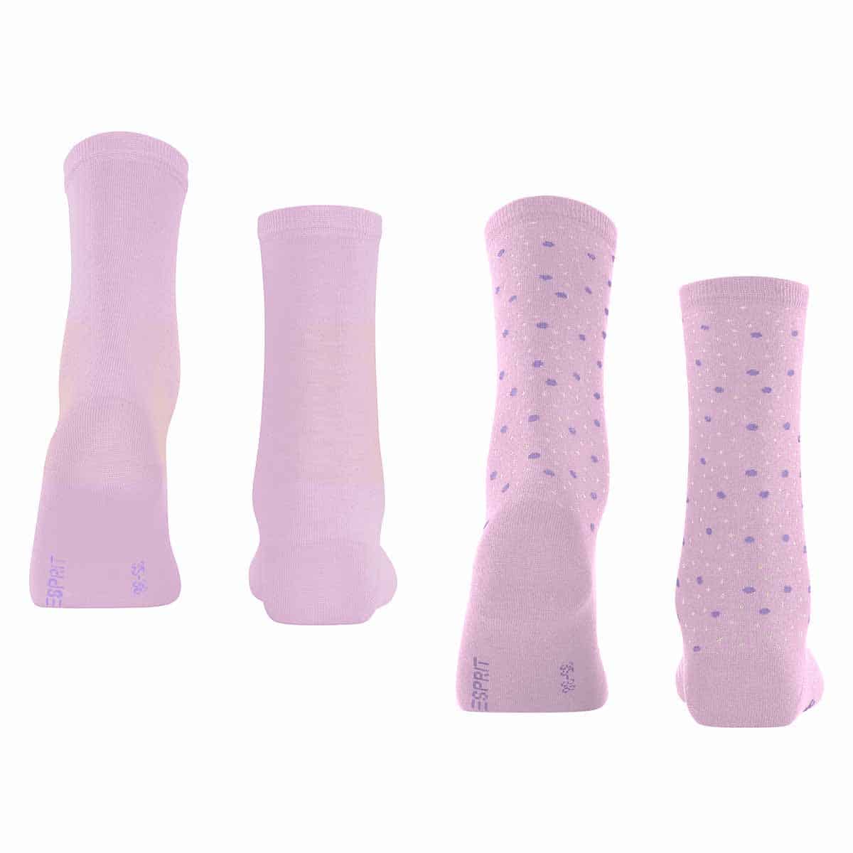 ESPRIT Playful Dot Lupine damstrumpor eko bomull, 2-pack - Bild 4