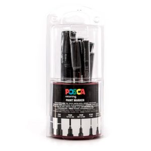 Uni Posca ”All Black Set”. Marker