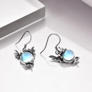 European And American Fashion Twelve Zodiac Flying Dragon Earrings