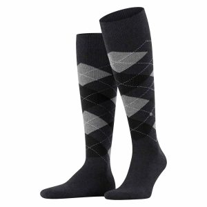 BURLINGTON King Grey knästrumpor för herrar