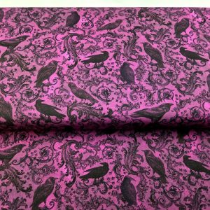 23996-233 Swirly Bird, Berry