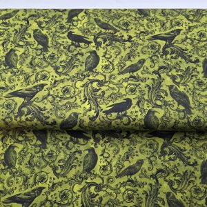 23996-386 Swirly Bird, Acid Lime