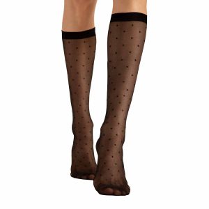 FIORE knästrumpor Quebec Black, 15 D