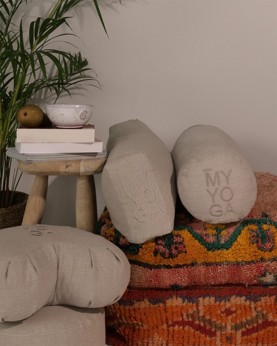 Crescent Meditation Pillow Naturel - Bild 4