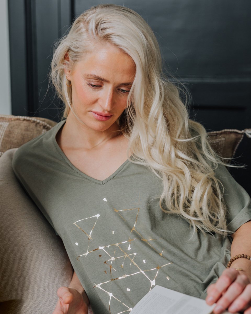 Ljust Khaki Phina Top