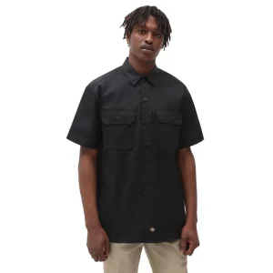 Dickies Work Shirt Black.