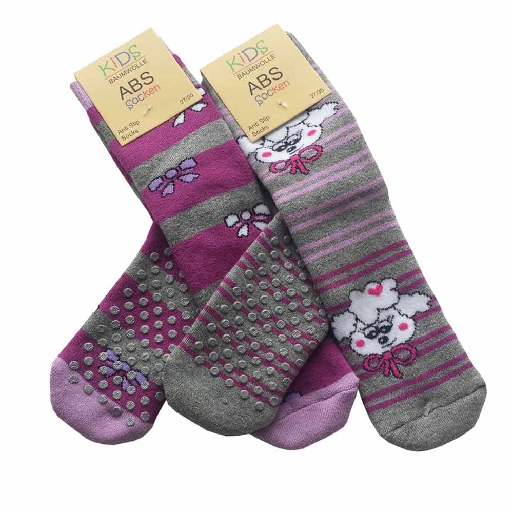 KIDS halksockor Lila Fåret för barn, dubbelpack - Bild 2