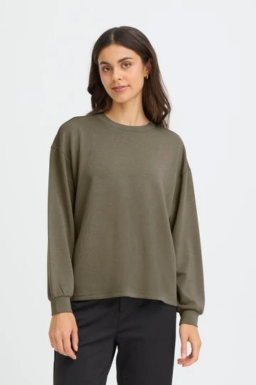 AURORA PULLOVER SMOKEY OLIVE