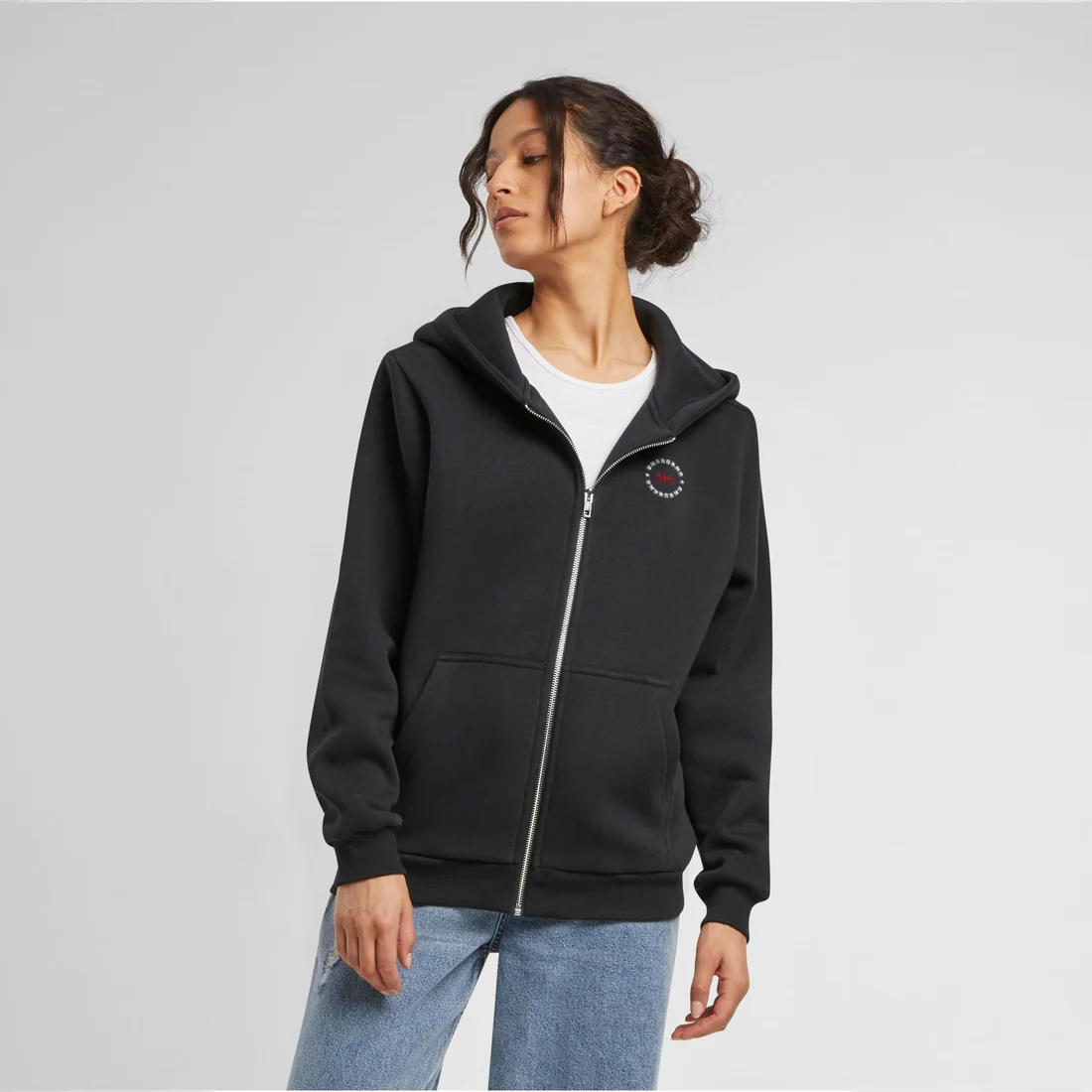 Premium Zip Hoodie Dam - Bild 2