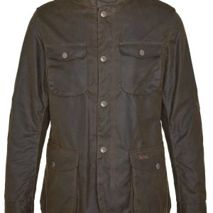 Barbour Ogston Wax Jacket – Oliv