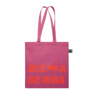 Beskatta de rika Tygkasse Rosa