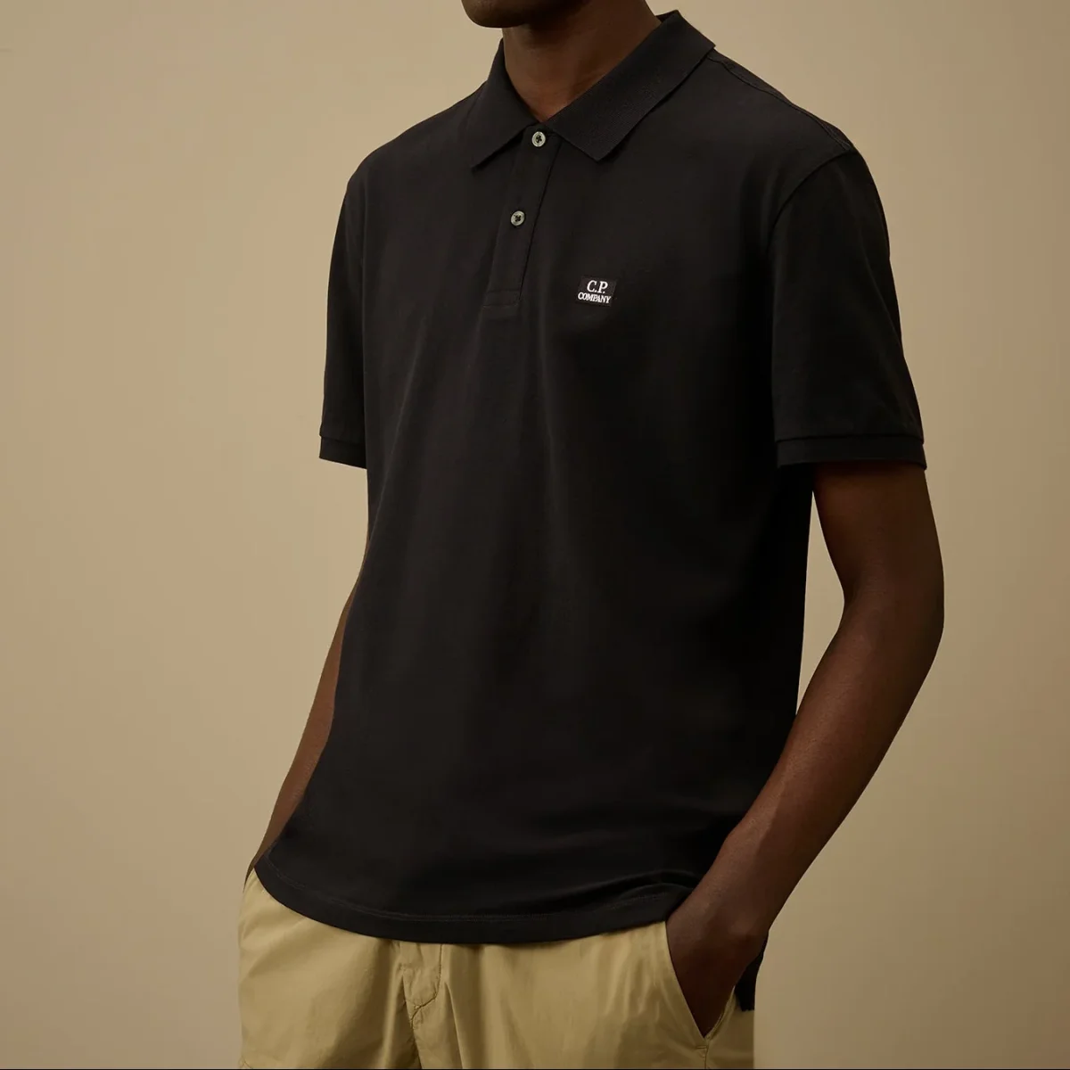 C.P. Company Stretch Logo Polo