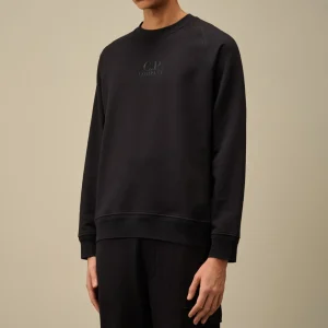 C.P. Company Diagonal Fleece Logo Sweatshirt