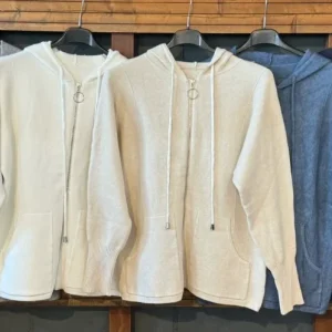 STICKAD JACKET med huva
