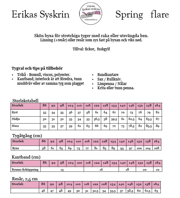 Erikas syskrin Mönster – Spring flare, Barn - Bild 7