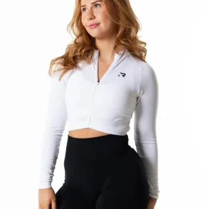 Prime Zip Longsleeve - Vit