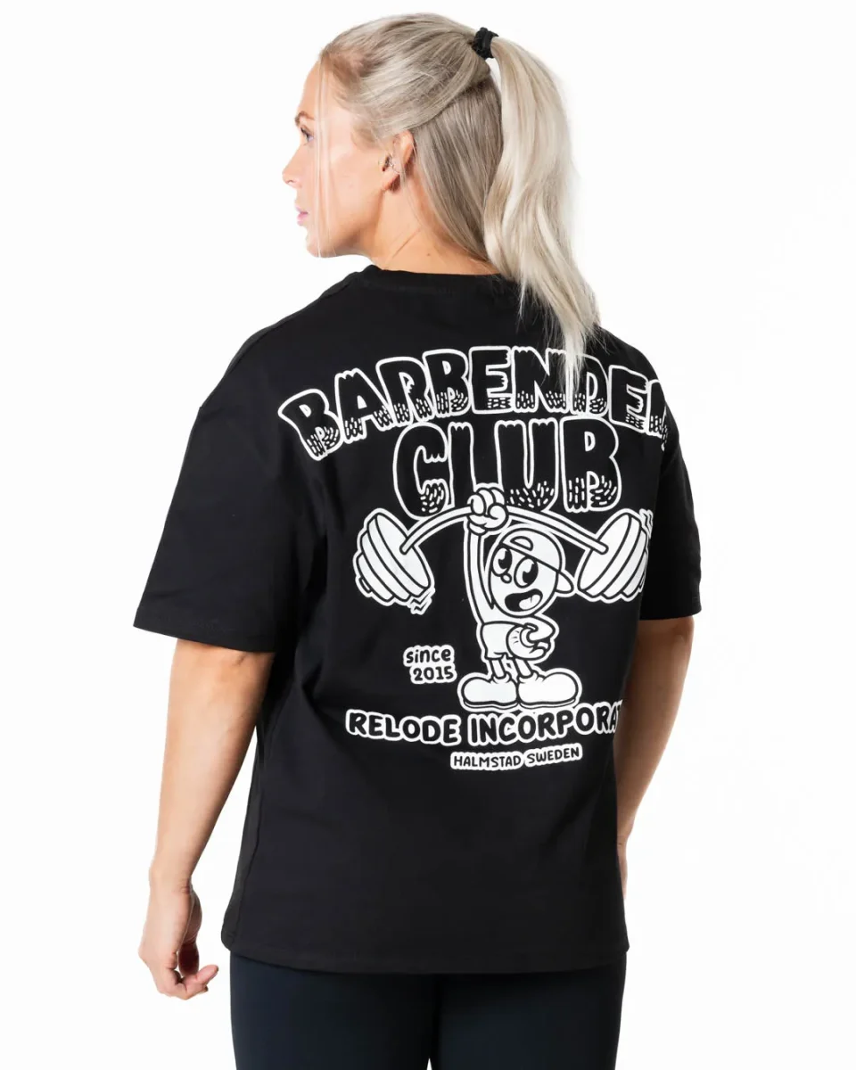 Barbender Oversized T-shirt Women - Svart - Bild 2