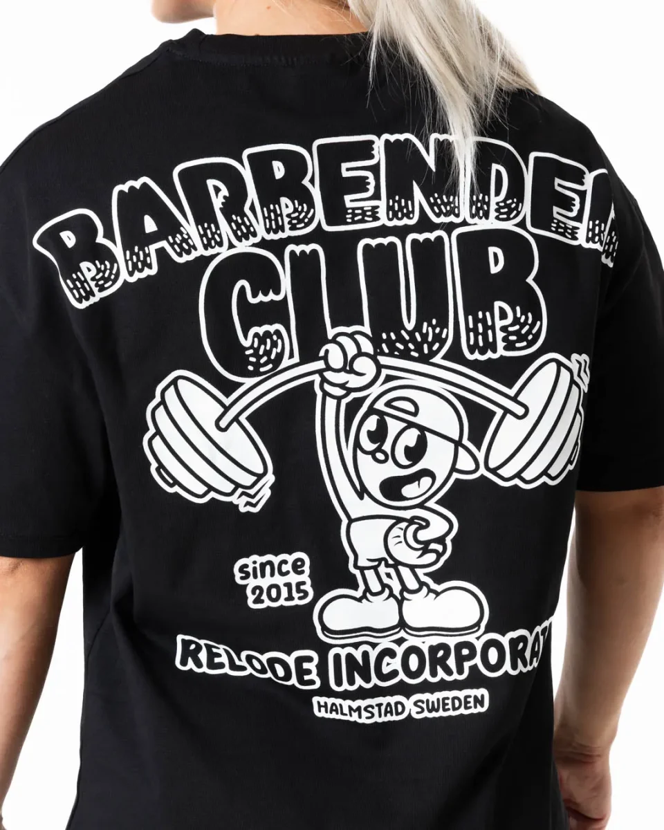 Barbender Oversized T-shirt Women - Svart - Bild 5