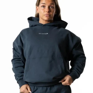 Hybrid Oversized Hoodie - Slate Blue