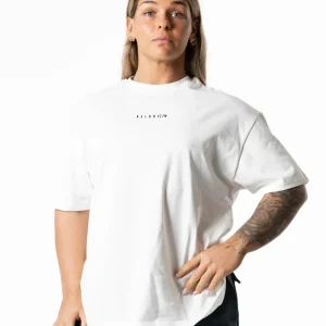 Hybrid Oversized T-shirt - Vit