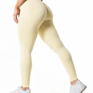Aura Seamless Scrunch Tights - Gul