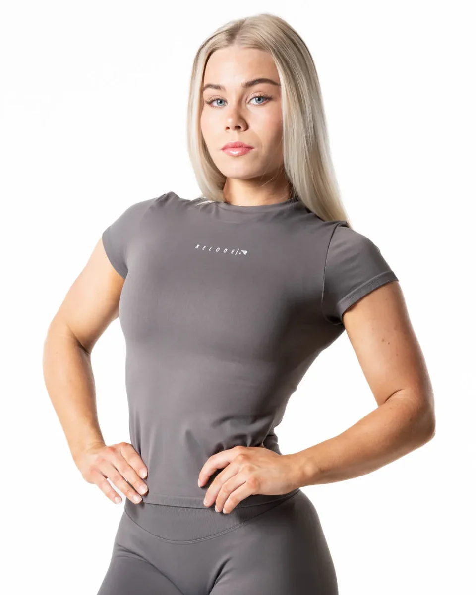 Aura Seamless T-shirt - Earth Grey