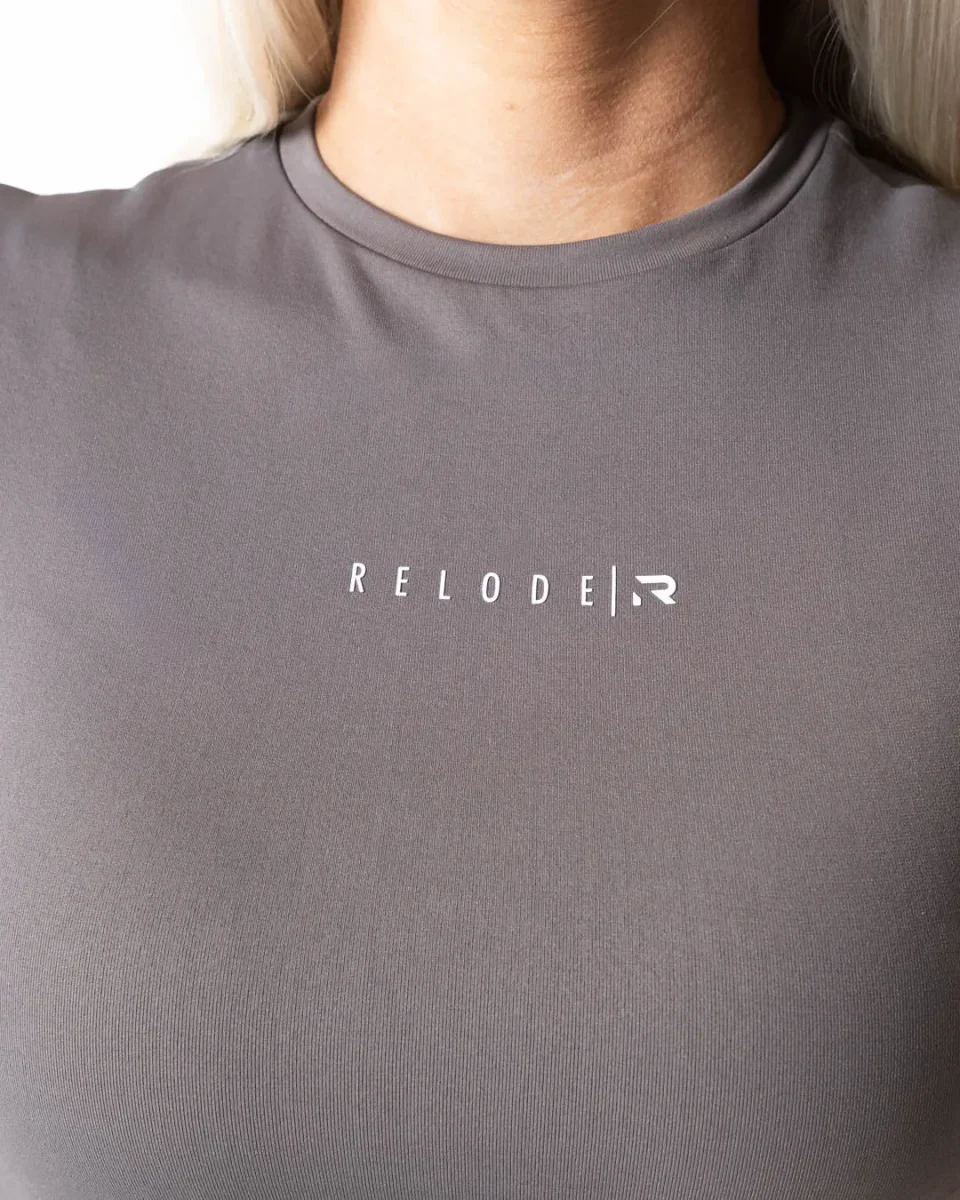 Aura Seamless T-shirt - Earth Grey - Bild 4