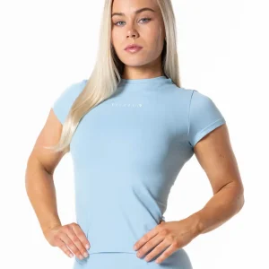 Aura Seamless T-shirt - Light Blue