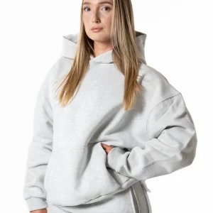 Hybrid Oversized Hoodie - Ljusgrå