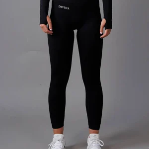 Seamless Tights "Electi" Black