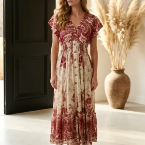 Caramell smock dress