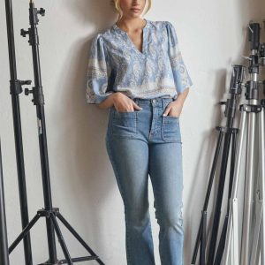 Bologna Kickflare Jeans - Mid Denim