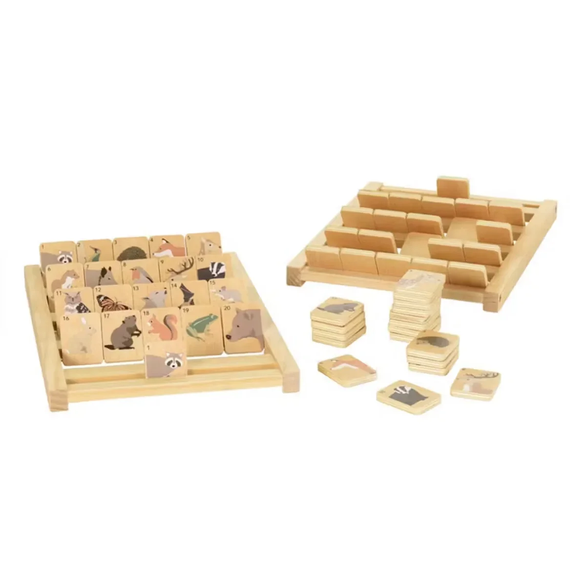 Leklyckan, Spel vem är jag? - Trä