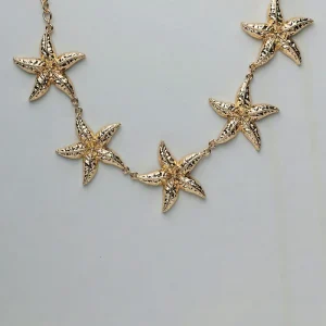 Bow19, STARFISH NECKLACE - GOLD