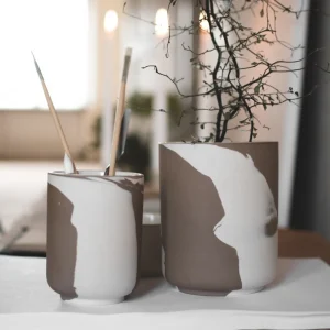 DBKD, Calm Pot Large - Brun/Vit
