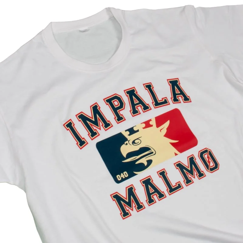 Impala Malmö NBA White Organic T-shirt. - Bild 6