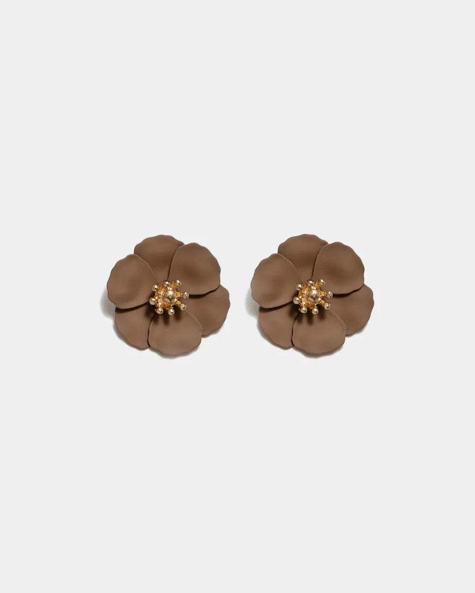 FLOWER SMALL LIGHT BROWN