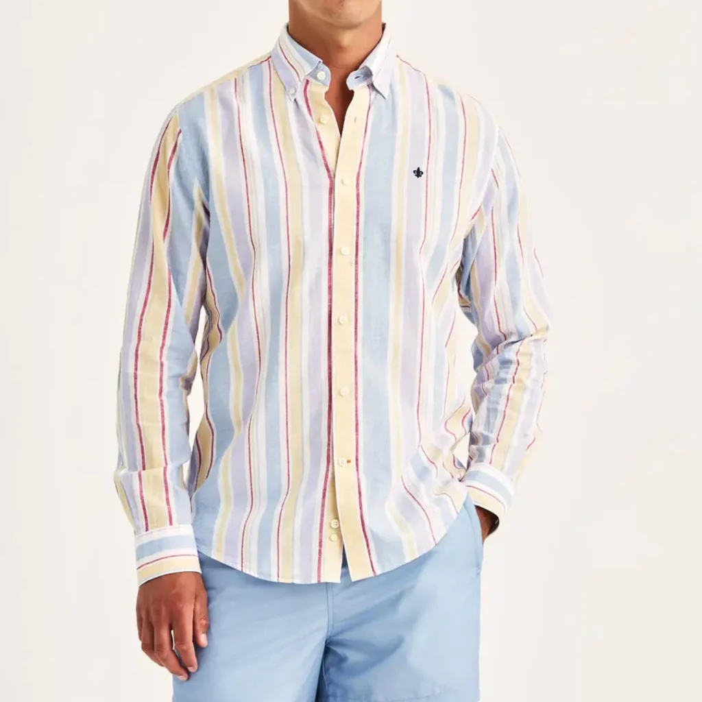 Happy Linen Stripe Shirt - Classic Fit