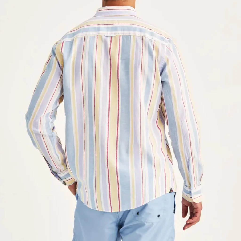 Happy Linen Stripe Shirt - Classic Fit - Bild 3