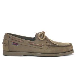 Sebago Docksides Portland Nubuck – Light Grey