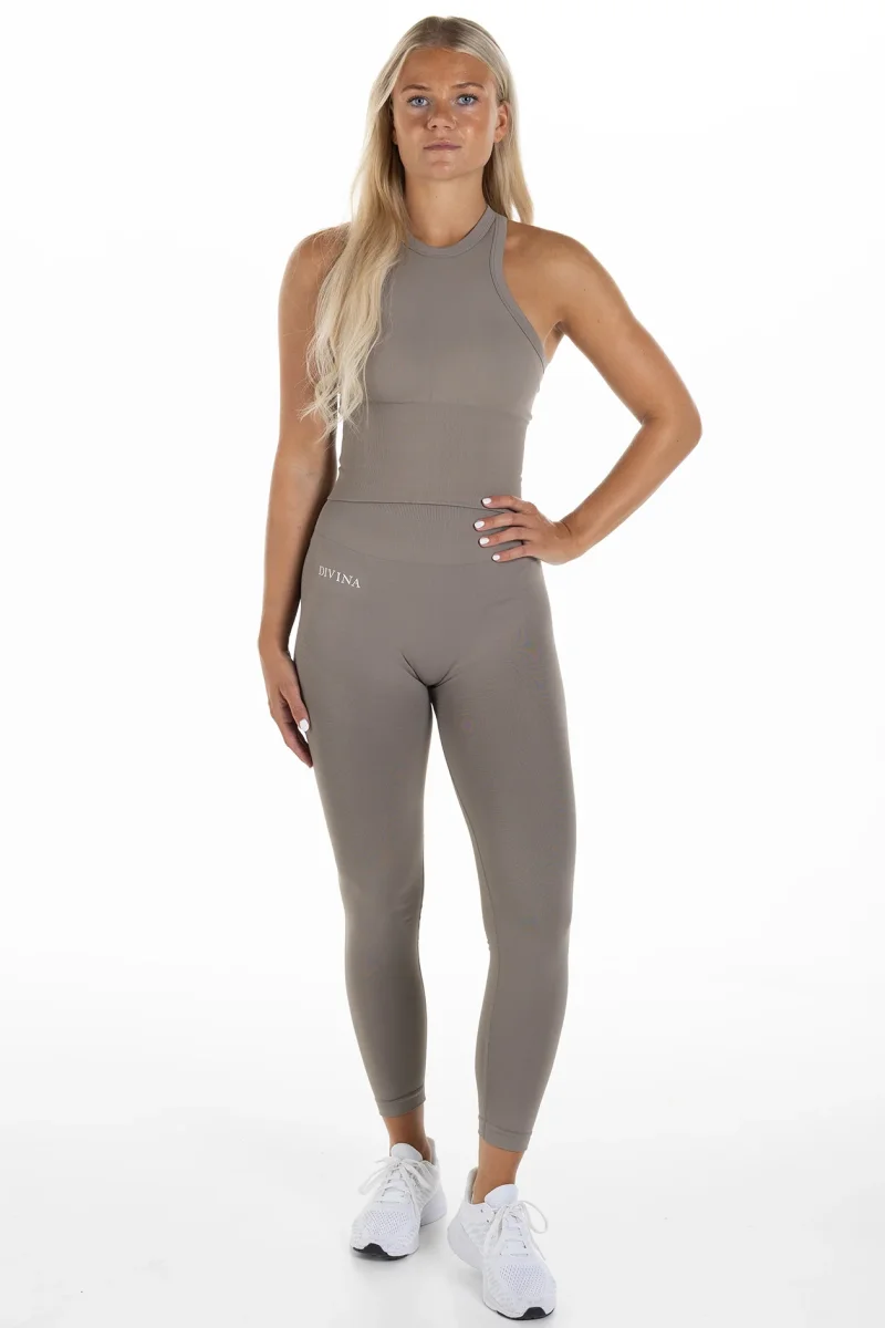 Seamless Tank Top "Sleek" Coffee - Bild 5