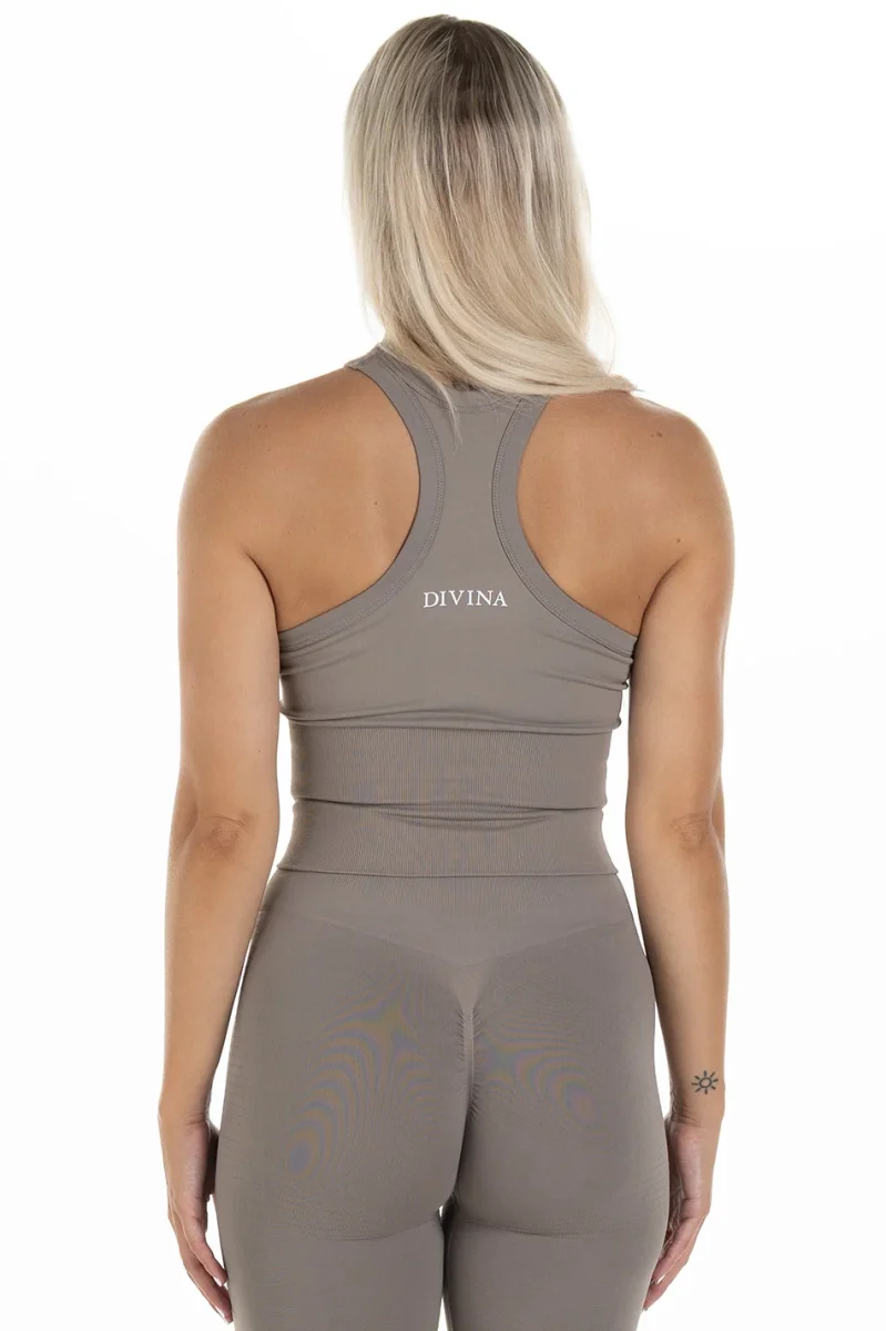 Seamless Tank Top "Sleek" Coffee - Bild 3