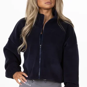 Fleecejacka "Teddy" Navy
