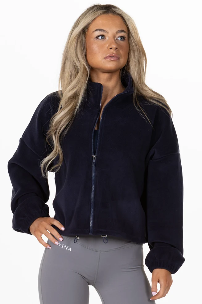 Fleecejacka "Teddy" Navy