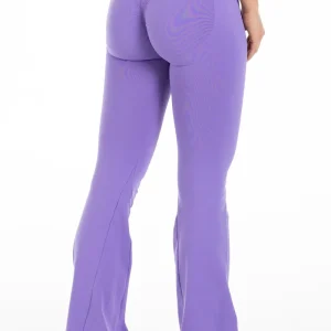 Flared Seamless Tights "Altum" Purple