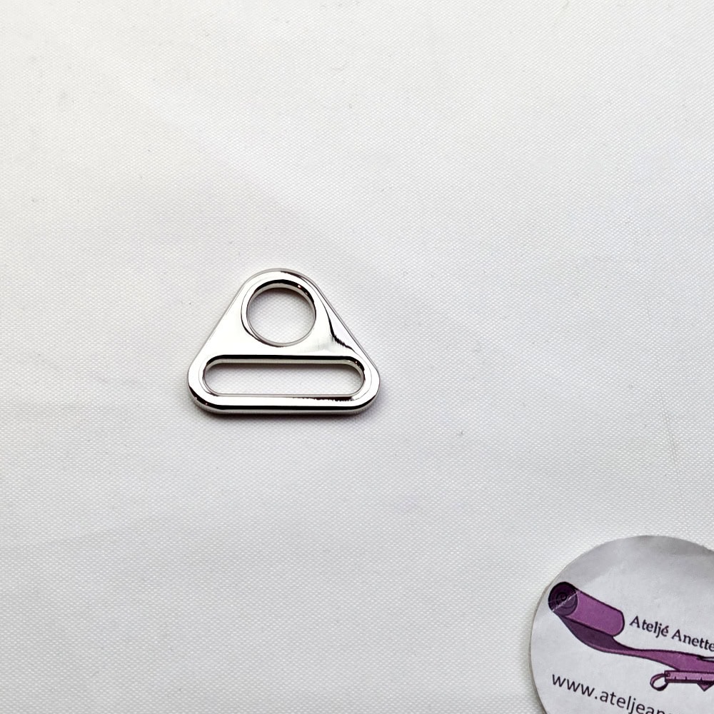 A-Ring Triangel 25 mm Silver Metall Per styck - Bild 2